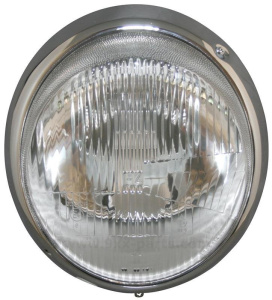 Headlight with Chrome Rim 2
