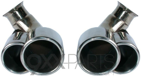 Tail Pipe Kit, Turbo-look