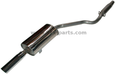 Rear Exhaust, Stainless Steel