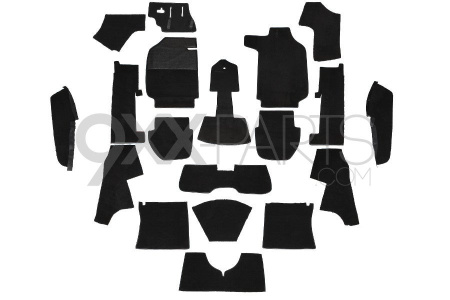 Floor Mat Set, Full, 19-pcs