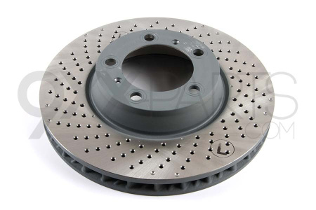 Brake disc, front, left