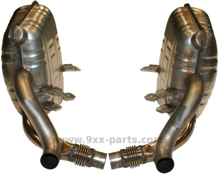 Rear Exhaust Set, Sport