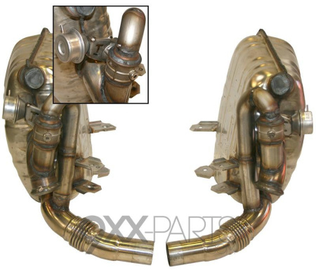 Rear Exhaust Set, Sport "Super Sound"