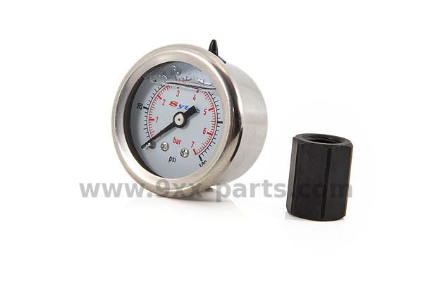 Fuel Pressure Gauge with Adapter (NLA) 9P-FPM15