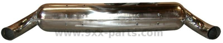 Pakoputkiston äänenvaimennin, Sport, 84mm tuplaulostulot 92.512SD