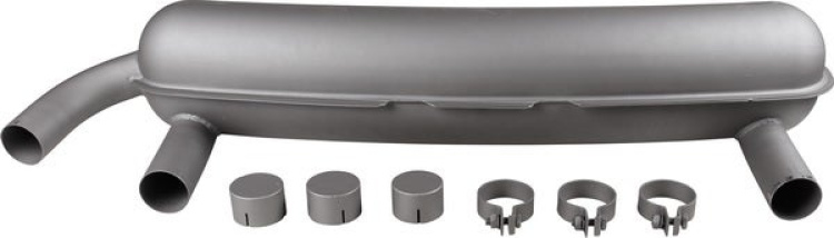 Äänenvaimennin RSR, street/racing, 63.5mm ulostuloilla 92.212B