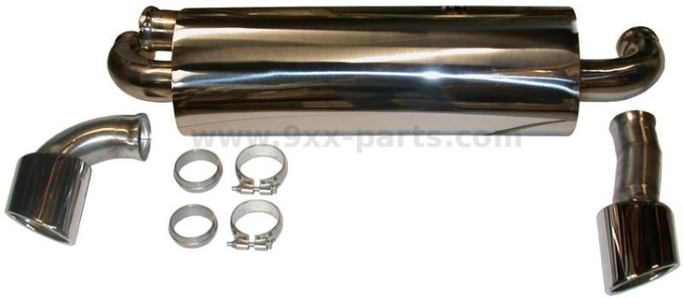 Rear Exhaust with Oval Tail Pipes 92.561S