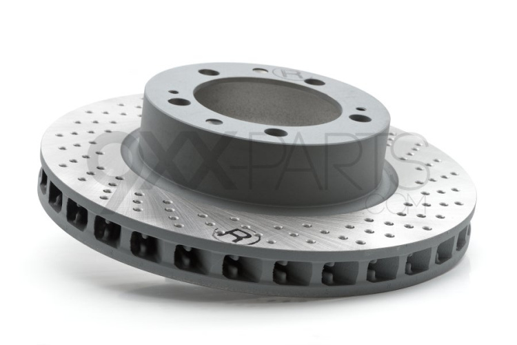 Brake Rotor Front Right, Drilled 92835104460_X