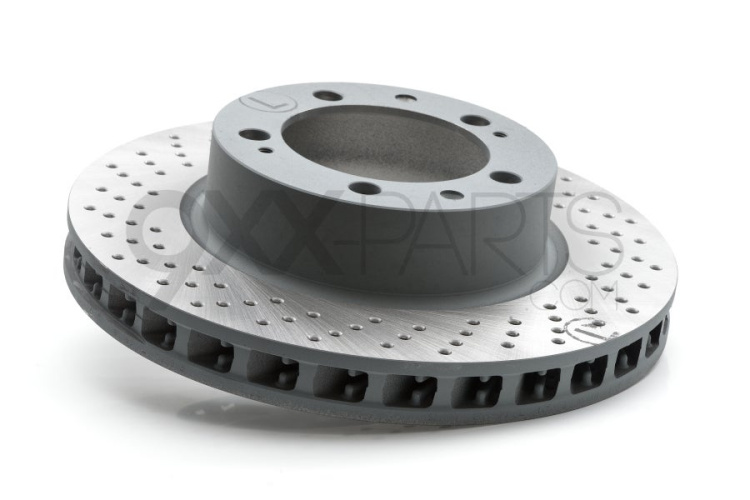 Brake Rotor Front Left, Drilled 92835104360_X