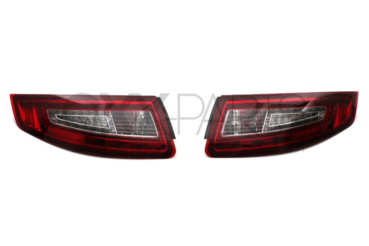 LED takavalot, red/smoke EI SAATAVANA RPO03DLRS
