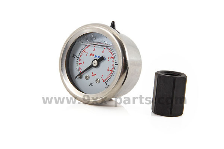Fuel Pressure Gauge with Adapter (NLA) 9P-FPM15