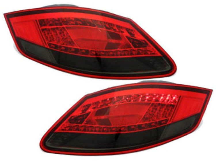 LED takavalot, red/smoke RPO05DLRS